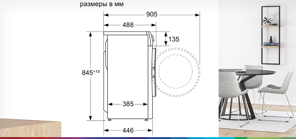 Обзор на стиральную машину bosch WHA122X1OE