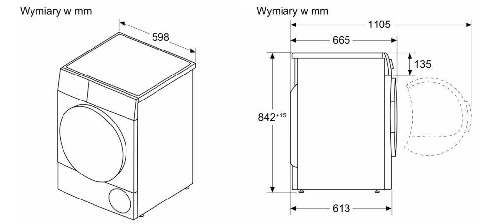 Сушильная машина Bosch WTH85V2KPL