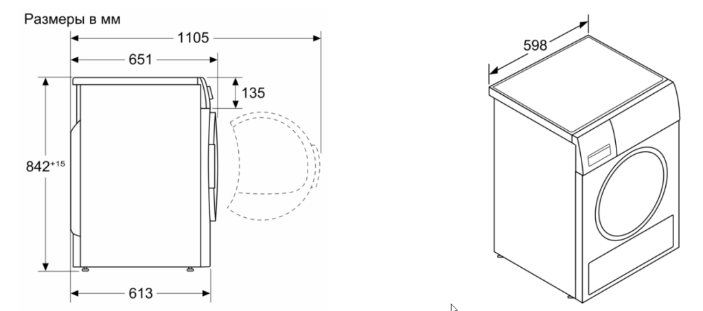 Схема сушильной машины Bosch WTW85469OE