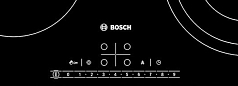 Электрическая варочная панель Bosch PKD 645F17 на 4 конфорки, шириной 58.3 см, черный Электрическая варочная панель Bosch PKD 645F17 на 4 конфорки, шириной 58.3 см, черный