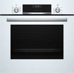 Духовой шкаф Bosch HBJ538YW0R , электрический, шириной 59.4 см, белый, EcoClean очистка