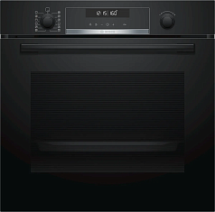Духовой шкаф Bosch HBG5780B0 , электрический, шириной 59.4 см, черный, пиролитическая очистка