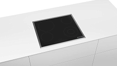 Электрическая варочная панель Bosch PKF645FP3R на 4 конфорки, шириной 58.3 см, черный Электрическая варочная панель Bosch PKF645FP3R на 4 конфорки, шириной 58.3 см, черный