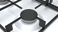 Газовая варочная панель Bosch PGP6B2O62R на 4 конфорки, шириной 58.2 см, белый Газовая варочная панель Bosch PGP6B2O62R на 4 конфорки, шириной 58.2 см, белый