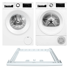 Комплект Bosch Serie 6 (WGG244FLSN, WQG14590BY, WTZ27410) Комплект Bosch Serie 6 (WGG244FLSN, WQG14590BY, WTZ27410)