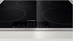 Электрическая варочная панель Bosch PKB 645F17 на 4 конфорки, шириной 58.3 см, черный Электрическая варочная панель Bosch PKB 645F17 на 4 конфорки, шириной 58.3 см, черный