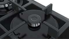 Газовая варочная панель Bosch PNP6B6B90 на 4 конфорки, шириной 59 см, черный Газовая варочная панель Bosch PNP6B6B90 на 4 конфорки, шириной 59 см, черный