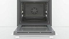 Духовой шкаф Bosch HBG557SW0R , электрический, шириной 59.4 см, белый, EcoClean очистка