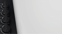 Газовая варочная панель Bosch PBP6B6B60R на 4 конфорки, шириной 58 см, черный