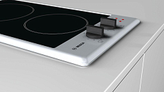 Варио-прибор ДОМИНО Bosch PKE345CA1 на 2 конфорки, шириной 28.8 см, нержавеющая сталь Варио-прибор ДОМИНО Bosch PKE345CA1 на 2 конфорки, шириной 28.8 см, нержавеющая сталь