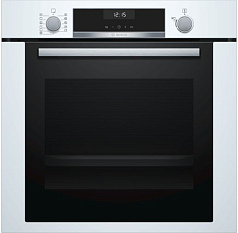 Духовой шкаф Bosch HBB356BW0R , электрический, шириной 59.4 см, белый, EcoClean очистка
