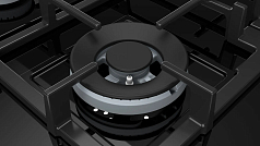 Газовая варочная панель BOSCH PNH6B6O92R на 4 конфорки, шириной 59 см, черный Газовая варочная панель BOSCH PNH6B6O92R на 4 конфорки, шириной 59 см, черный