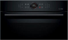Духовой шкаф Bosch HBG832DC1S , электрический, шириной 59.4 см, черный, EcoClean очистка