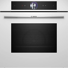 Духовой шкаф Bosch HSG7361W1 , электрический, шириной 59.4 см, белый, EcoClean очистка