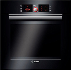 Духовой шкаф Bosch HBG 36T660 , электрический, шириной 59.5 см, черный, EcoClean очистка