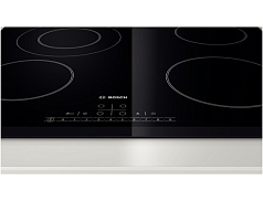 Электрическая варочная панель Bosch PKF651F17E на 4 конфорки, шириной 59.2 см, черный Электрическая варочная панель Bosch PKF651F17E на 4 конфорки, шириной 59.2 см, черный