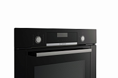 Духовой шкаф Bosch HBB356BB0R , электрический, шириной 59.4 см, черный, EcoClean очистка