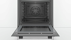Духовой шкаф Bosch HBG317BS0R , электрический, шириной 59.4 см, нержавеющая сталь, традиционная очистка