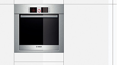 Духовой шкаф Bosch HBG 36T650 , электрический, шириной 59.5 см, нержавеющая сталь, EcoClean очистка