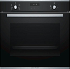 Духовой шкаф Bosch HBG237BS0R , электрический, шириной 59.4 см, черный, EcoClean очистка