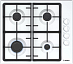 Купить Газовая варочная панель Bosch PBP6C2B92R preview 1