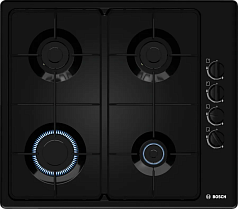 Газовая варочная панель Bosch PBP6C6B82Q на 4 конфорки, шириной 58 см, черный Газовая варочная панель Bosch PBP6C6B82Q на 4 конфорки, шириной 58 см, черный