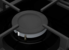 Газовая варочная панель Bosch PBP6C6B93R на 4 конфорки, шириной 58 см, черный