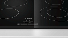Электрическая варочная панель Bosch PKF631B17E на 4 конфорки, шириной 59.2 см, черный Электрическая варочная панель Bosch PKF631B17E на 4 конфорки, шириной 59.2 см, черный