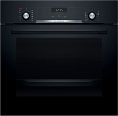 Духовой шкаф Bosch HIJ517YB1R , электрический, шириной 59.4 см, черный, AquaClean очистка
