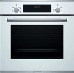 Духовой шкаф Bosch HBF254EW0R , электрический, шириной 59.4 см, белый, EcoClean очистка Духовой шкаф Bosch HBF254EW0R , электрический, шириной 59.4 см, белый, EcoClean очистка