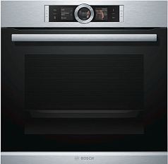 Духовой шкаф Bosch HBG6764S1 , электрический, шириной 59.4 см, нержавеющая сталь, пиролитическая очистка