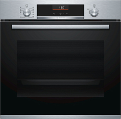 Духовой шкаф Bosch HBG516BS0R , электрический, шириной 59.4 см, нержавеющая сталь, традиционная очистка