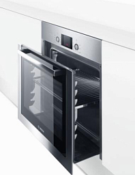 Духовой шкаф Bosch HBB 33C550 , электрический, шириной 59.5 см, нержавеющая сталь, EcoClean очистка