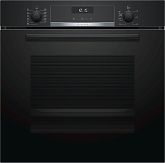 Духовой шкаф Bosch HBH557CB0R , электрический, шириной 59.4 см, черный, EcoClean очистка