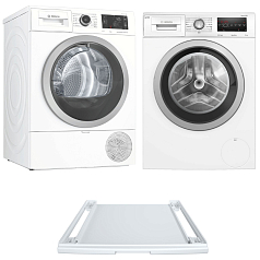 Комплект Bosch Serie 6 (WAT28S48ME, WTW876LBY, WTZ27400) Комплект Bosch Serie 6 (WAT28S48ME, WTW876LBY, WTZ27400)