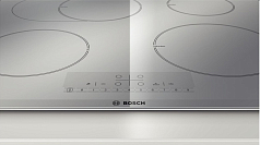Индукционная варочная панель Bosch PIB 679F17E на 4 конфорки, шириной 60.6 см, темно-серебристый Индукционная варочная панель Bosch PIB 679F17E на 4 конфорки, шириной 60.6 см, темно-серебристый