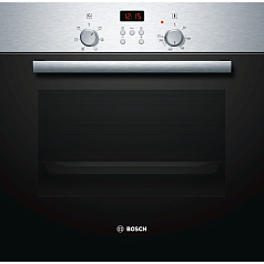 Духовой шкаф Bosch HBN 439E4 , электрический, шириной 59.5 см, нержавеющая сталь, традиционная очистка
