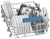 Купить Встраиваемая посудомоечная машина Bosch SPV 58X00 RU preview 4