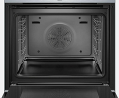 Духовой шкаф Bosch HBG655BS1M , электрический, шириной 59.4 см, черный, EcoClean очистка