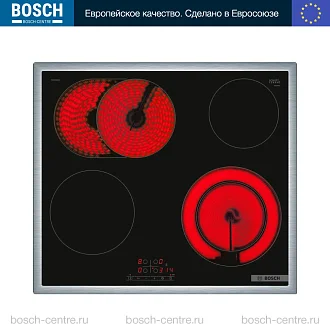 Электрическая варочная панель Bosch PKN 645 BB2E по цене 41750 руб. в официальном интернет-магазине bosch-centre.ru