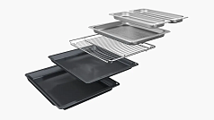 Духовой шкаф Bosch HSG7364B1 , электрический, шириной 59.4 см, черный, EcoClean очистка