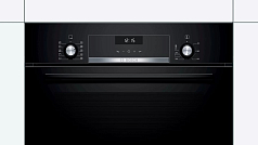 Духовой шкаф Bosch HBJ517FB0R , электрический, шириной 59.4 см, черный, традиционная очистка
