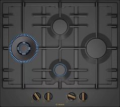 Газовая варочная панель Bosch PCI6B3B90R