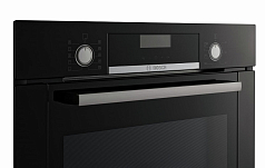 Духовой шкаф Bosch HBG317BB0R , электрический, шириной 59.4 см, черный, традиционная очистка