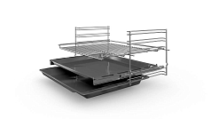 Духовой шкаф Bosch HBJ514EW0R , электрический, шириной 59.4 см, белый, традиционная очистка