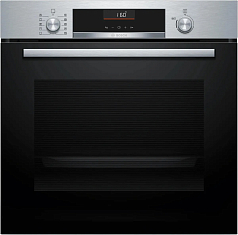 Духовой шкаф Bosch HBG536ES3 , электрический, шириной 59.4 см, нержавеющая сталь, EcoClean очистка