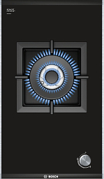 Газовая варочная панель Bosch PSA326B21E на 1 конфорки, шириной 30.6 см, черный