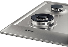 Газовая варочная панель Bosch PCH 615 B90E на 4 конфорки, шириной 58 см, нержавеющая сталь
