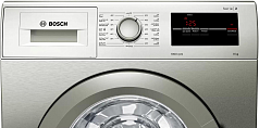 Стиральная машина Bosch WAJ2018SGC 1000 об/мин, серебристый / нержавеющая сталь, инверторный EcoSilenceDrive двигатель