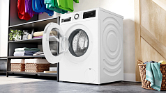 Стиральная машина Bosch WGG1420LSN 1200 об/мин, белый, инверторный EcoSilenceDrive двигатель